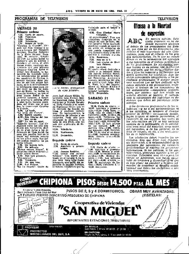 ABC SEVILLA 20-05-1983 página 63