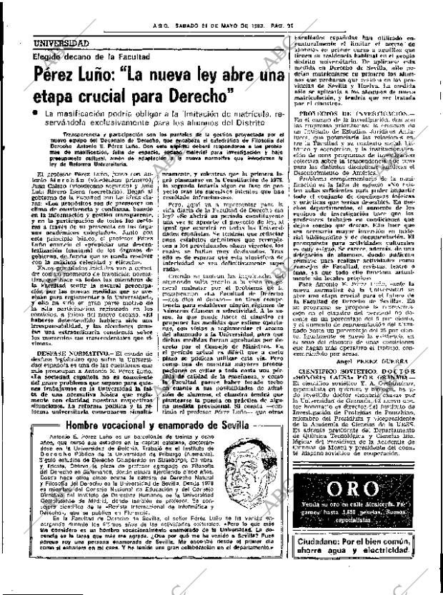ABC SEVILLA 21-05-1983 página 43