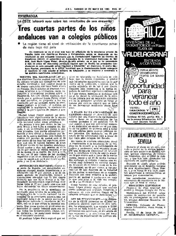 ABC SEVILLA 21-05-1983 página 49