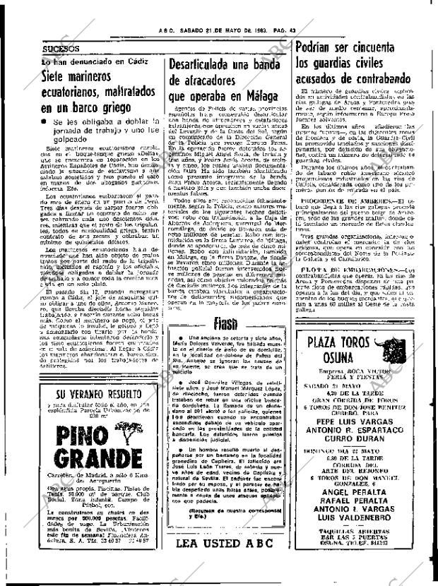 ABC SEVILLA 21-05-1983 página 55