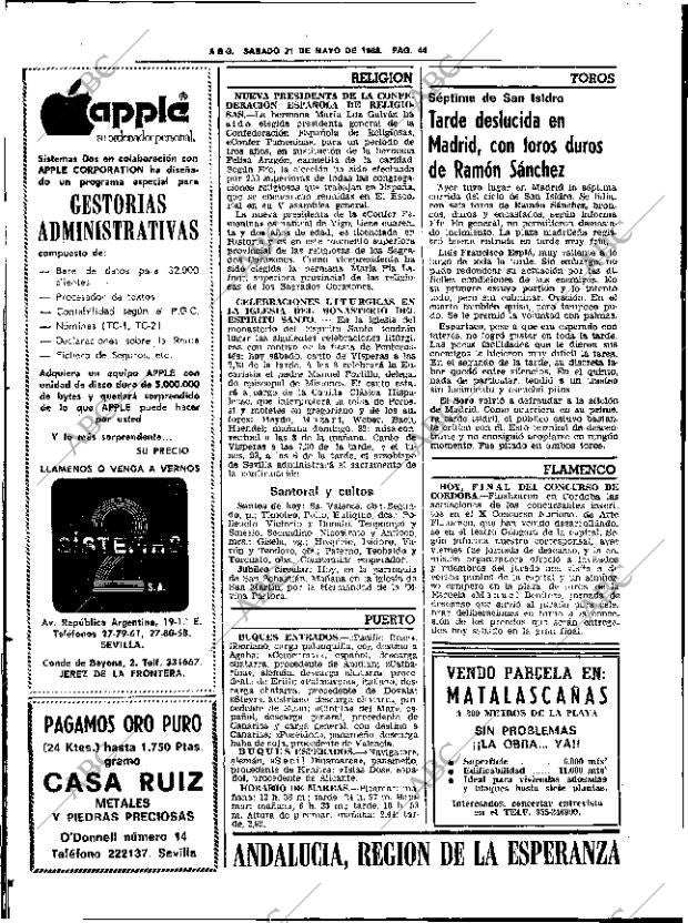 ABC SEVILLA 21-05-1983 página 56