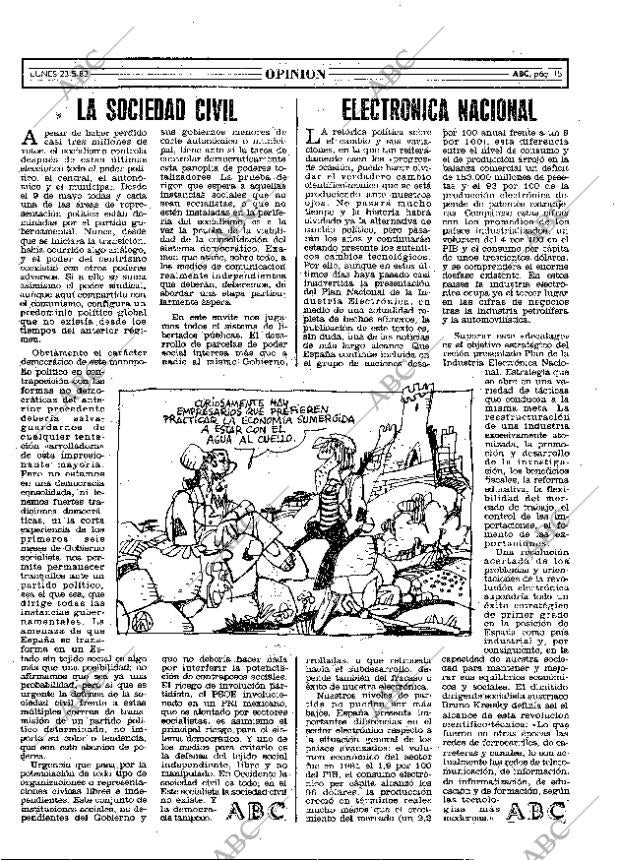ABC MADRID 23-05-1983 página 15