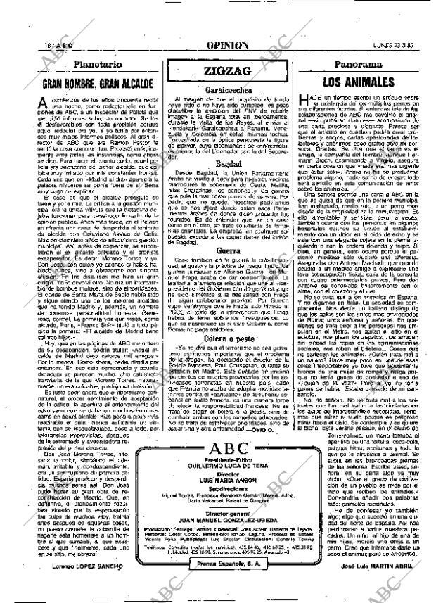 ABC MADRID 23-05-1983 página 18