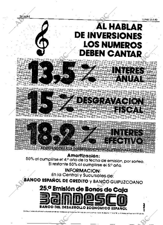 ABC MADRID 23-05-1983 página 24