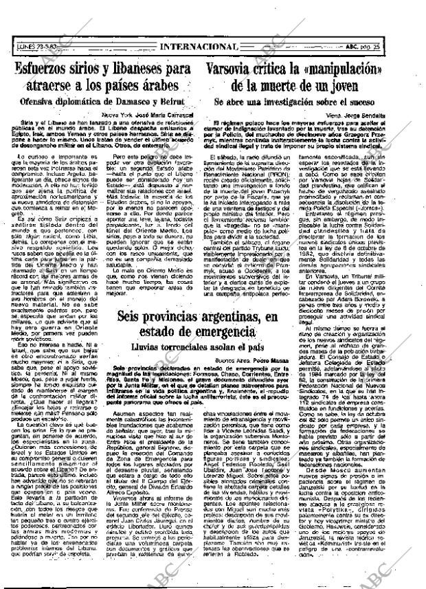 ABC MADRID 23-05-1983 página 25