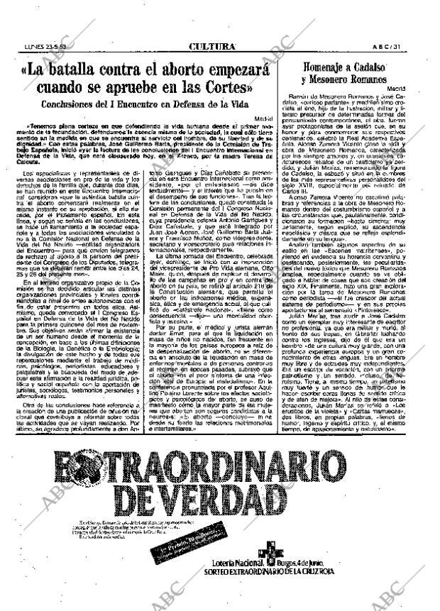 ABC MADRID 23-05-1983 página 31