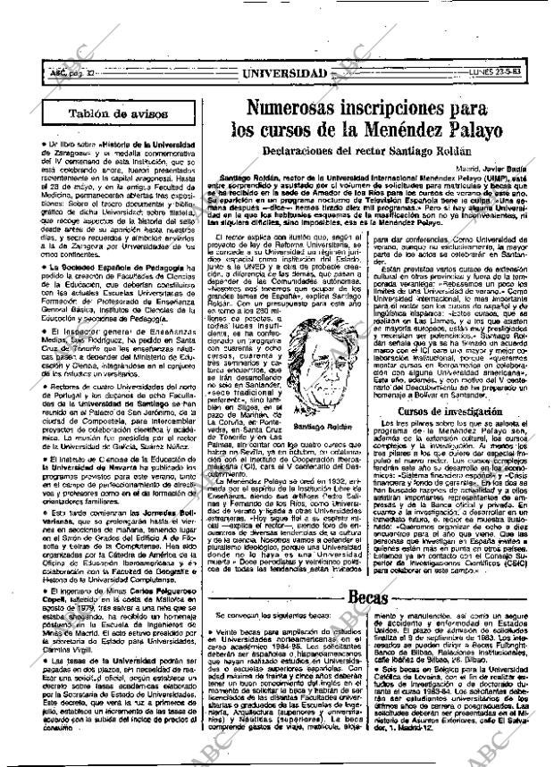 ABC MADRID 23-05-1983 página 32