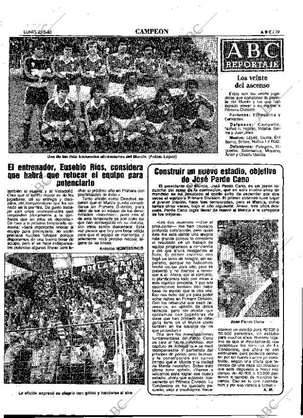 ABC MADRID 23-05-1983 página 39