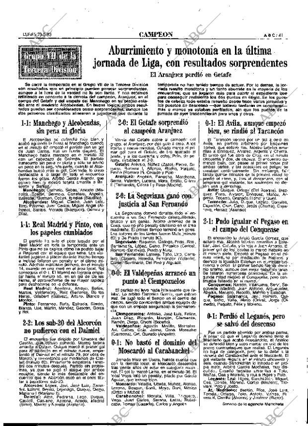 ABC MADRID 23-05-1983 página 41