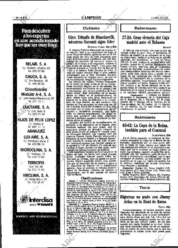 ABC MADRID 23-05-1983 página 44