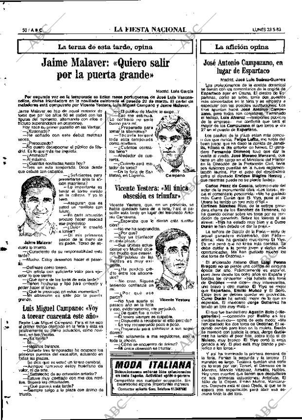 ABC MADRID 23-05-1983 página 50