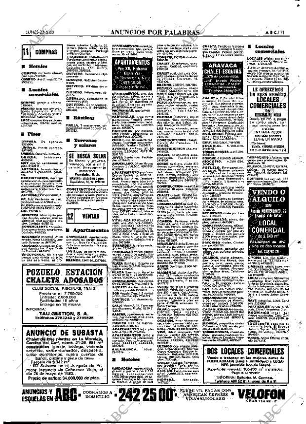 ABC MADRID 23-05-1983 página 71