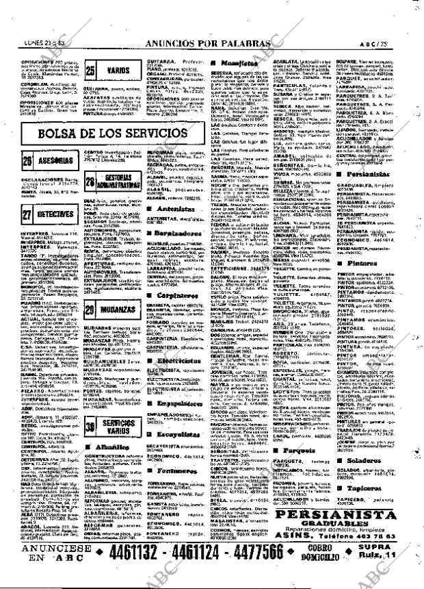 ABC MADRID 23-05-1983 página 75