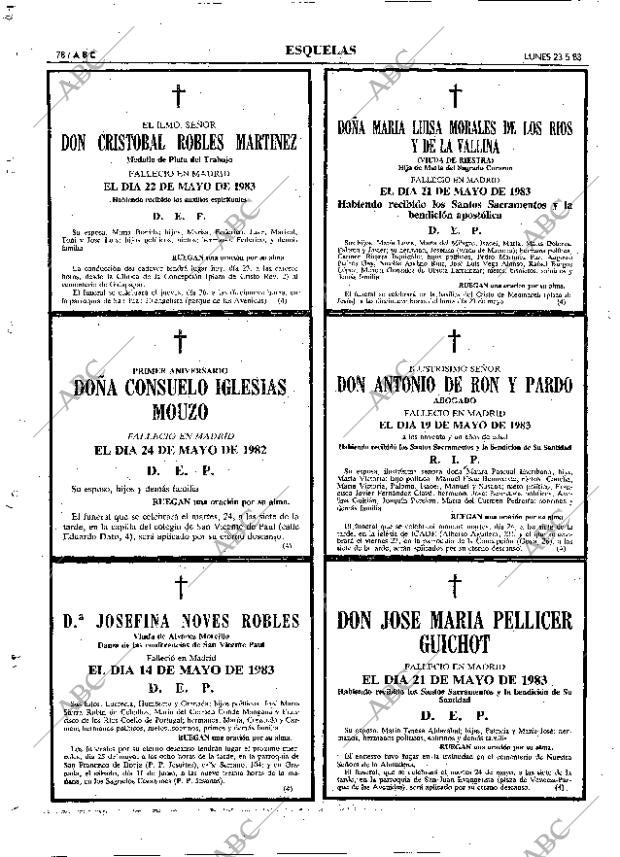 ABC MADRID 23-05-1983 página 78