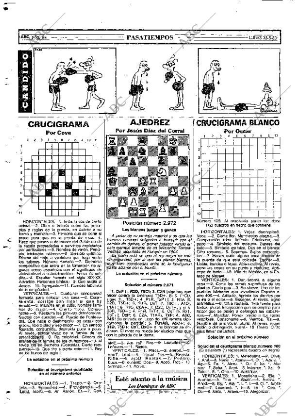 ABC MADRID 23-05-1983 página 84