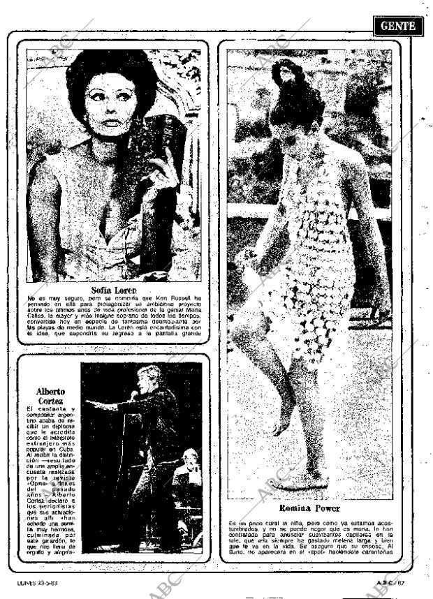 ABC MADRID 23-05-1983 página 87