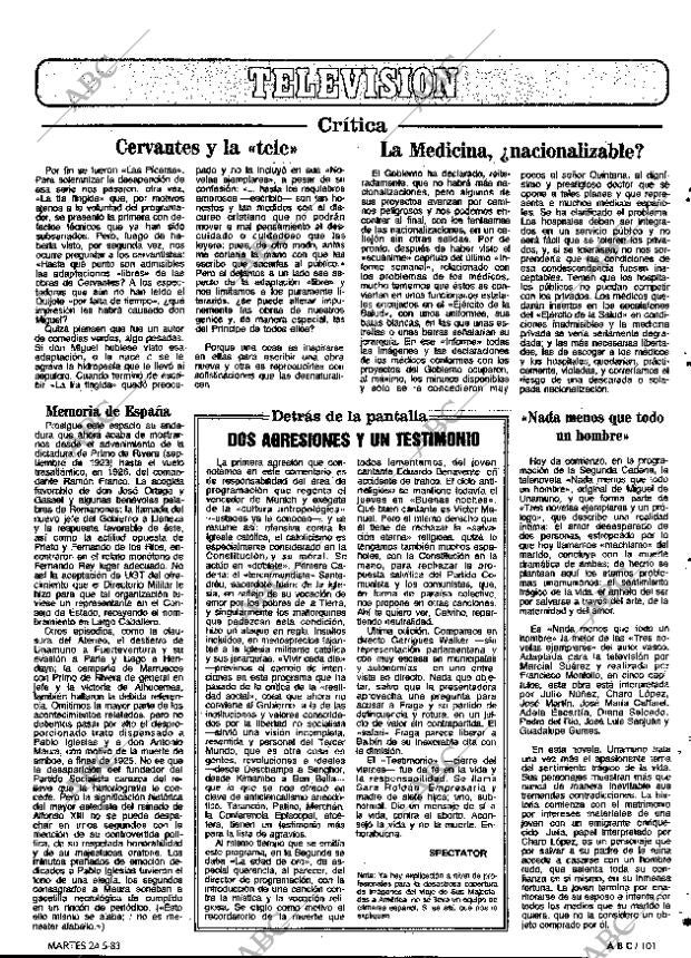 ABC MADRID 24-05-1983 página 101