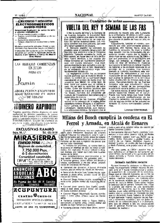 ABC MADRID 24-05-1983 página 20