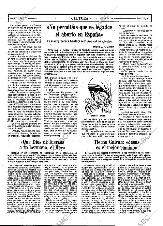 ABC MADRID 24-05-1983 página 45