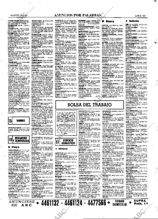 ABC MADRID 24-05-1983 página 85