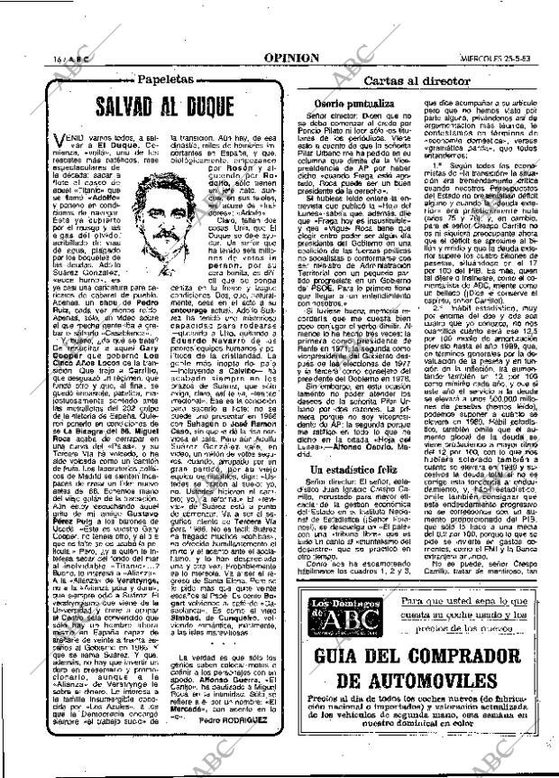 ABC MADRID 25-05-1983 página 16