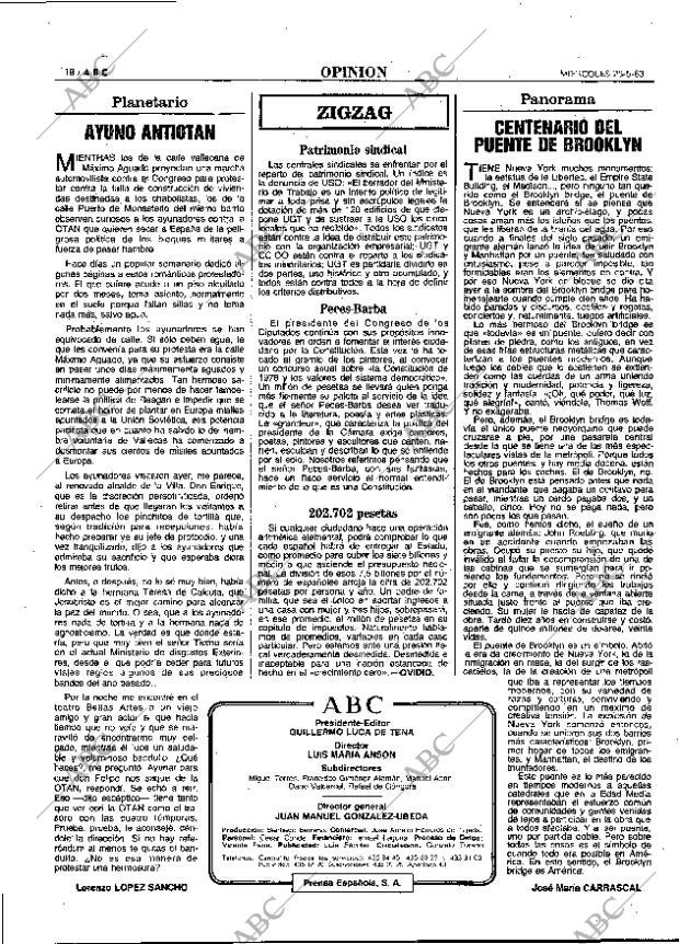 ABC MADRID 25-05-1983 página 18