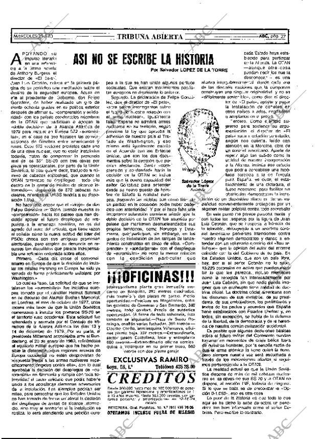 ABC MADRID 25-05-1983 página 27