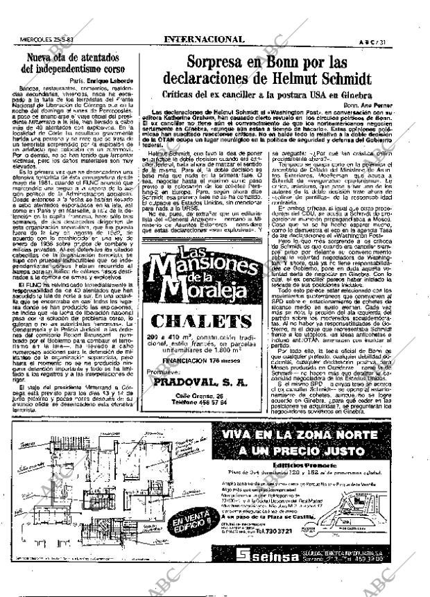 ABC MADRID 25-05-1983 página 31
