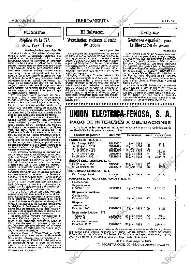 ABC MADRID 25-05-1983 página 33