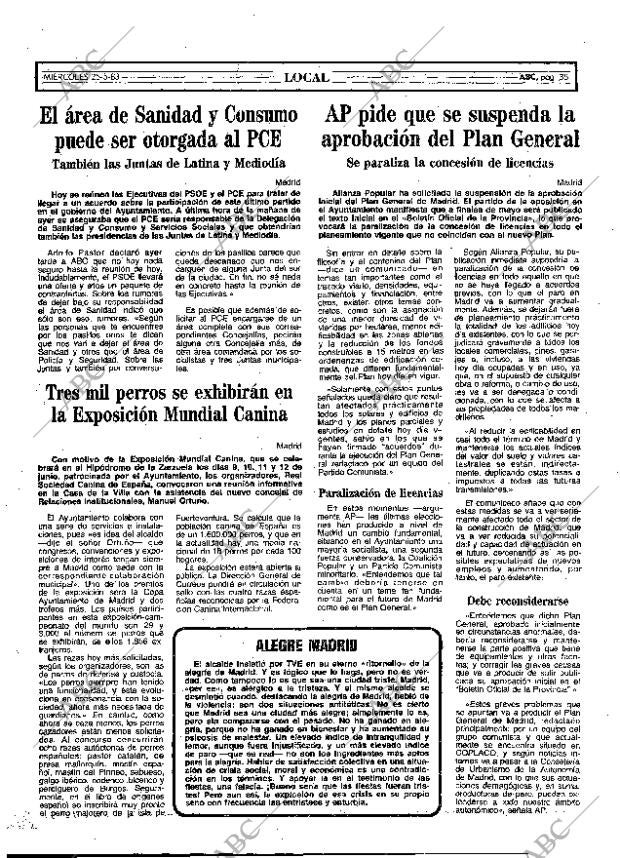 ABC MADRID 25-05-1983 página 35