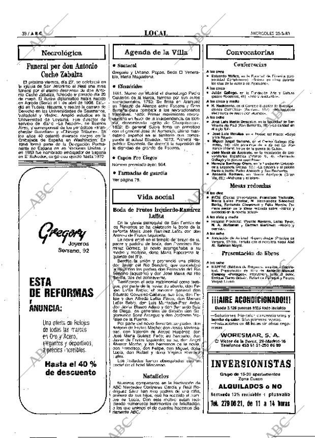 ABC MADRID 25-05-1983 página 38