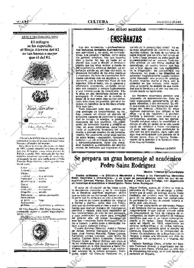 ABC MADRID 25-05-1983 página 44