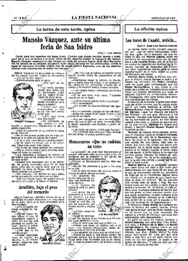 ABC MADRID 25-05-1983 página 54