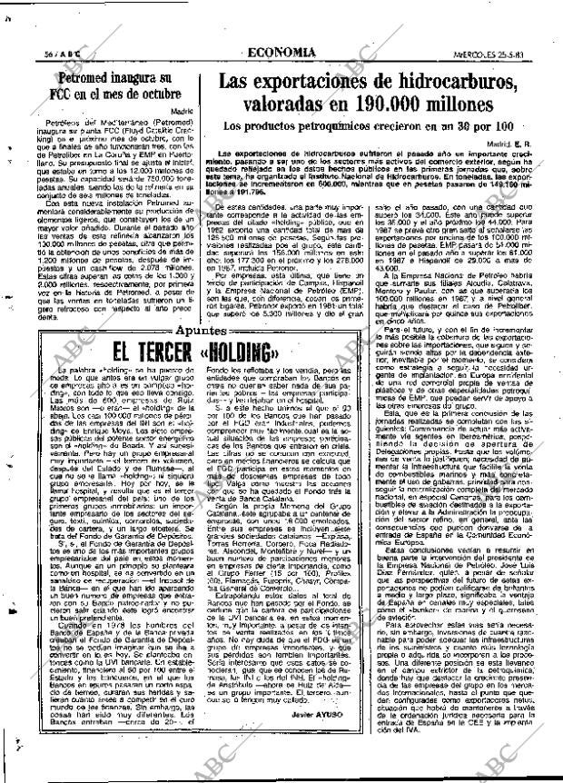 ABC MADRID 25-05-1983 página 56