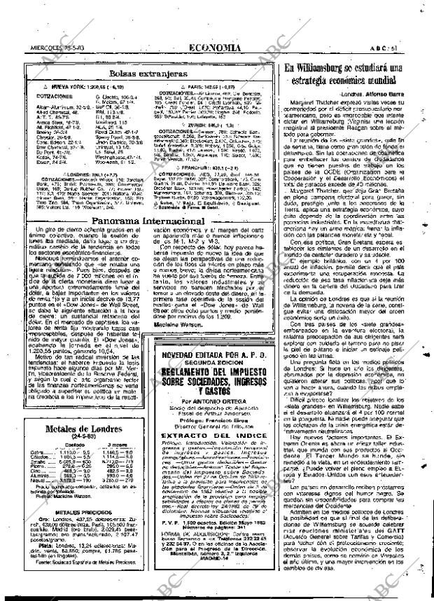 ABC MADRID 25-05-1983 página 61