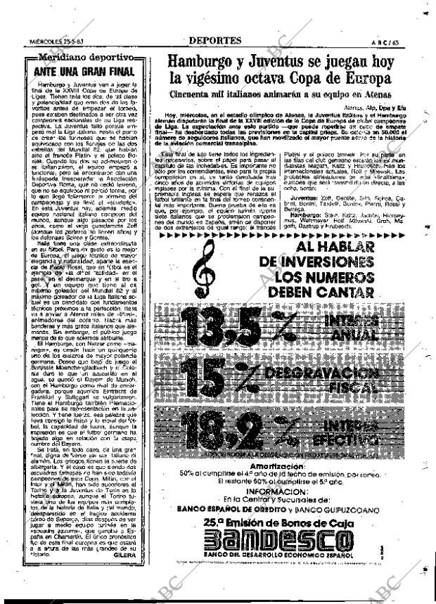 ABC MADRID 25-05-1983 página 65