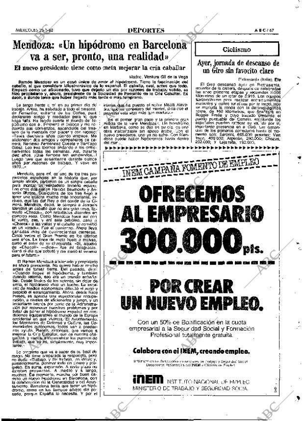 ABC MADRID 25-05-1983 página 67