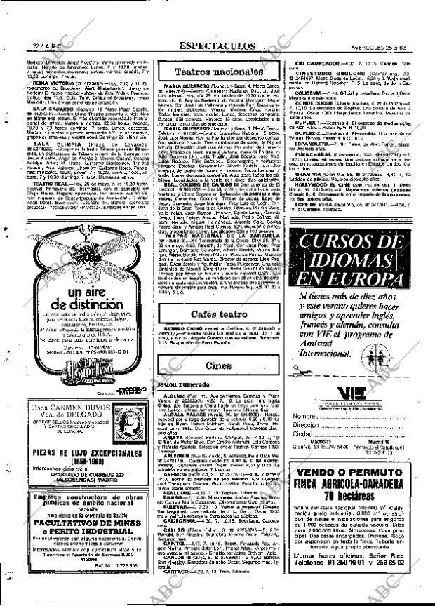 ABC MADRID 25-05-1983 página 72