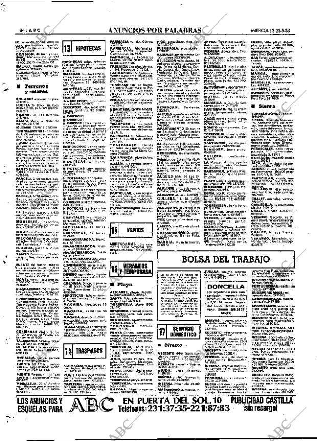 ABC MADRID 25-05-1983 página 84