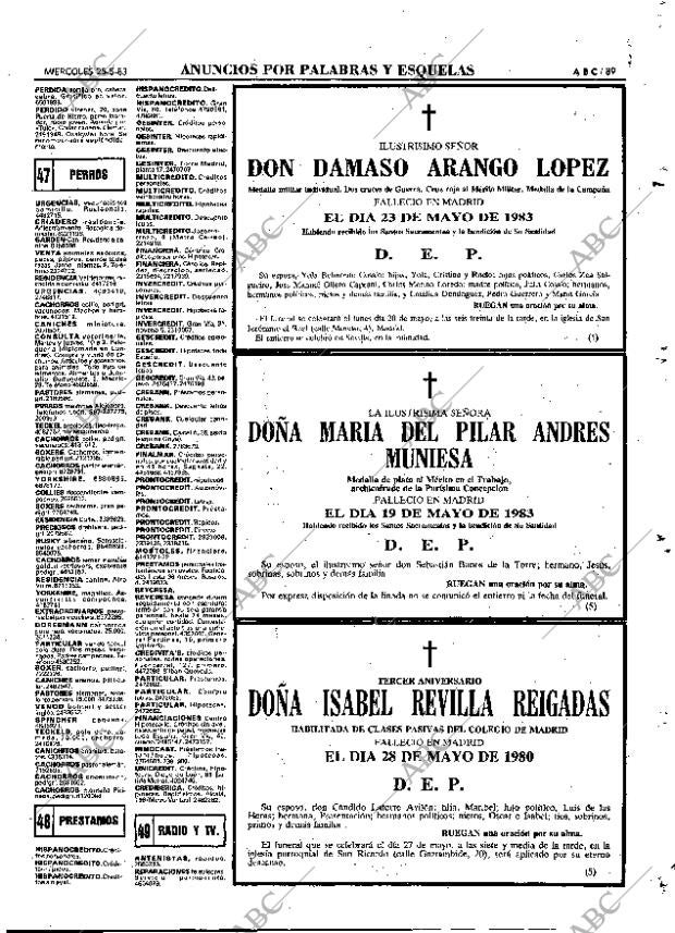 ABC MADRID 25-05-1983 página 89
