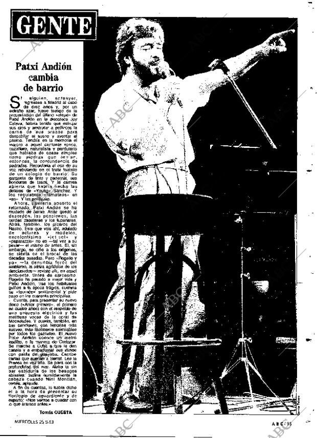 ABC MADRID 25-05-1983 página 93
