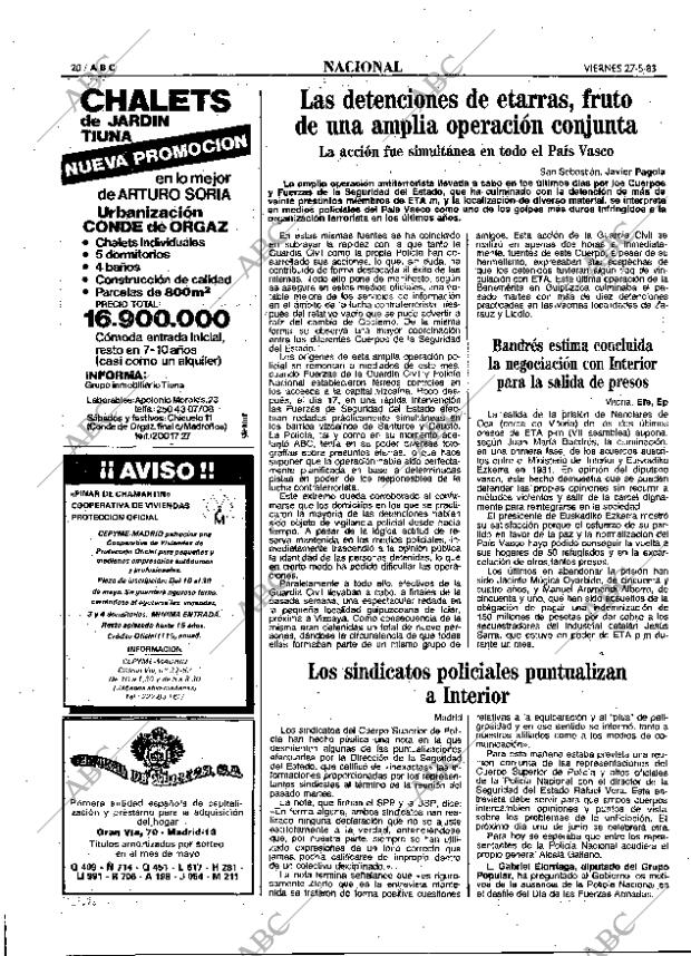 ABC MADRID 27-05-1983 página 20