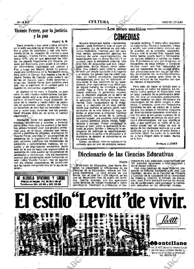 ABC MADRID 27-05-1983 página 44