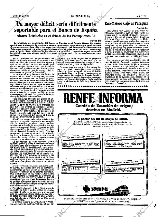 ABC MADRID 27-05-1983 página 57