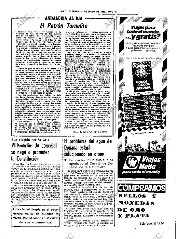 ABC SEVILLA 27-05-1983 página 31