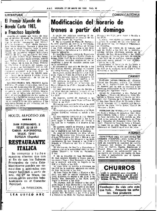ABC SEVILLA 27-05-1983 página 60
