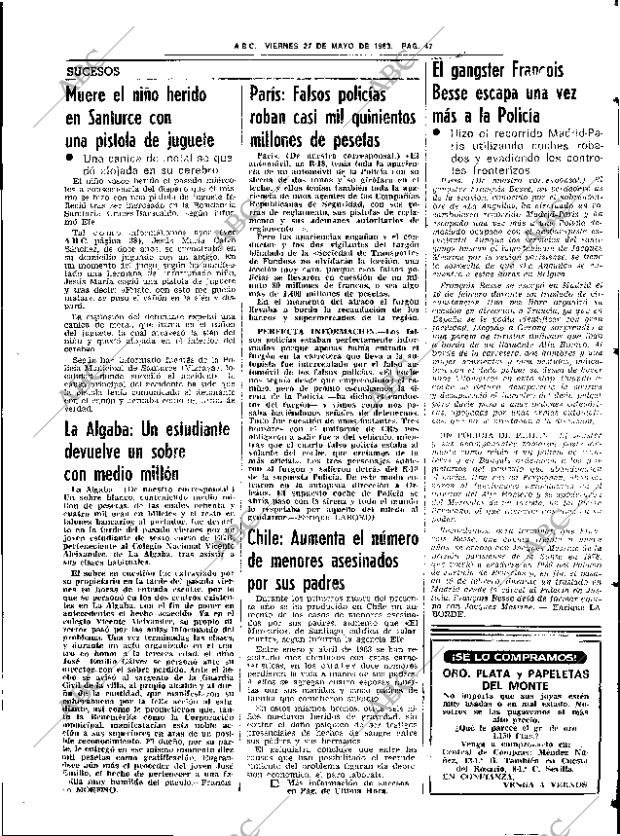 ABC SEVILLA 27-05-1983 página 61