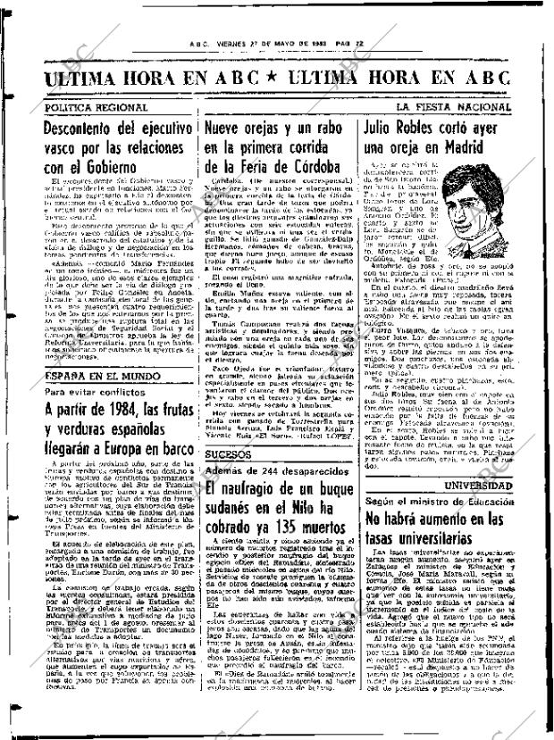 ABC SEVILLA 27-05-1983 página 86