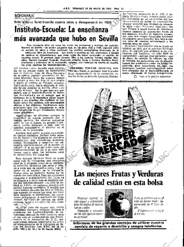 ABC SEVILLA 29-05-1983 página 47