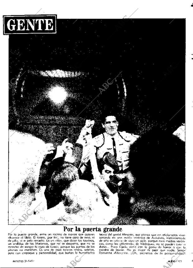 ABC MADRID 31-05-1983 página 101